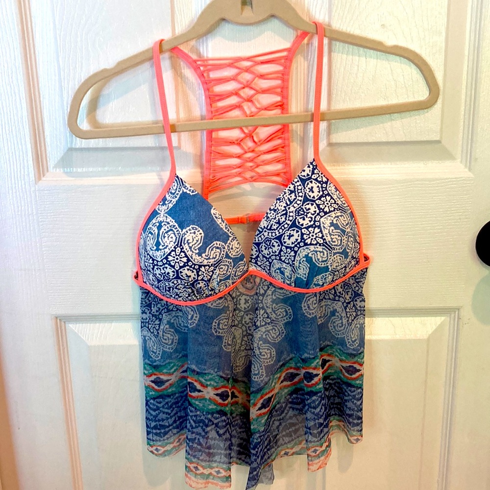 Bohemian Patterned Tankini Top